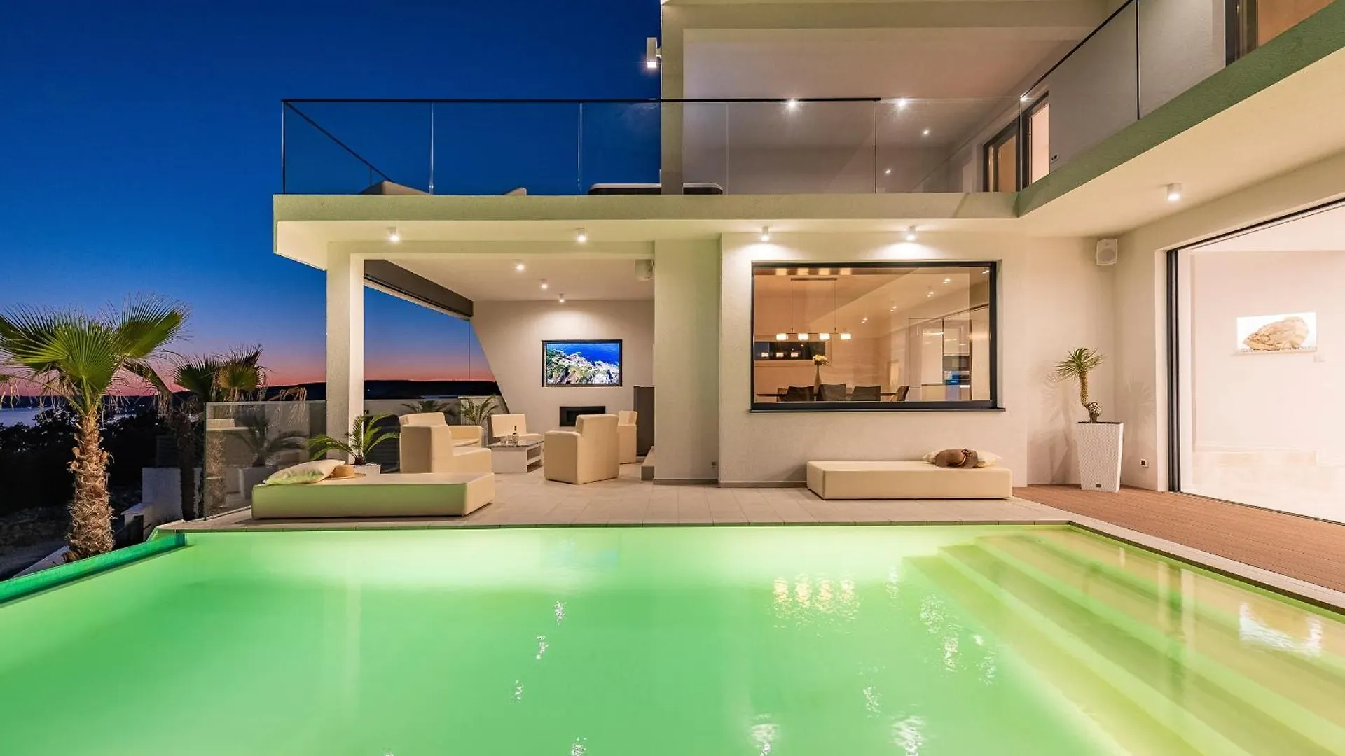 My Dalmatia - Luxury Villa Michelle With Private Infinity Pool, Sea View Jacuzzi, Sauna And Home Gym Maslenica Casa vacanze