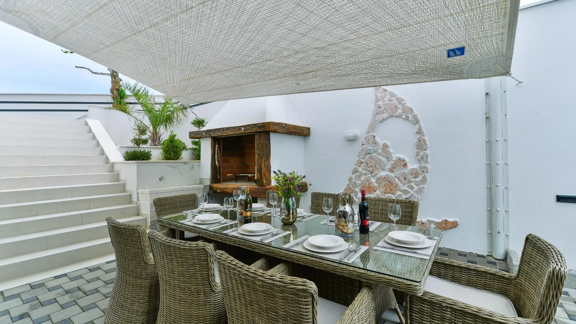 My Dalmatia - Luxury Villa Michelle With Private Infinity Pool, Sea View Jacuzzi, Sauna And Home Gym Maslenica
