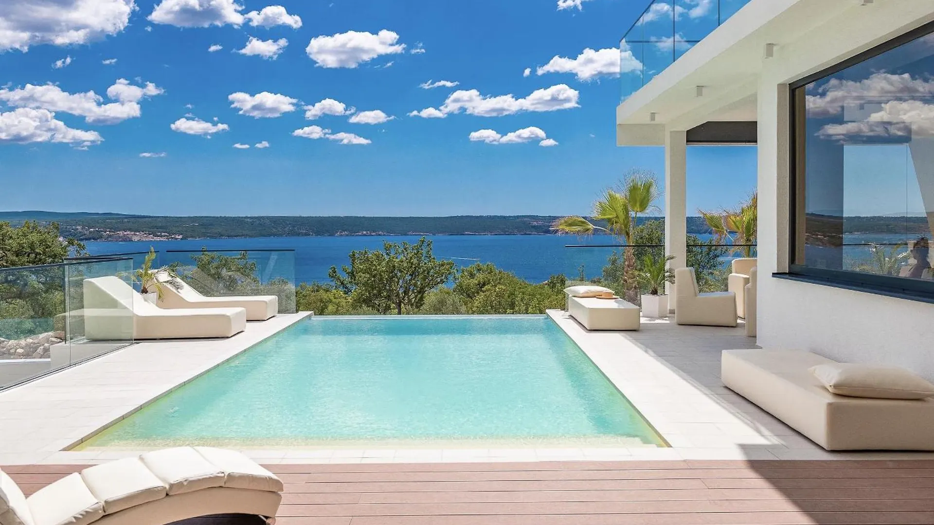 My Dalmatia - Luxury Villa Michelle With Private Infinity Pool, Sea View Jacuzzi, Sauna And Home Gym Maslenica